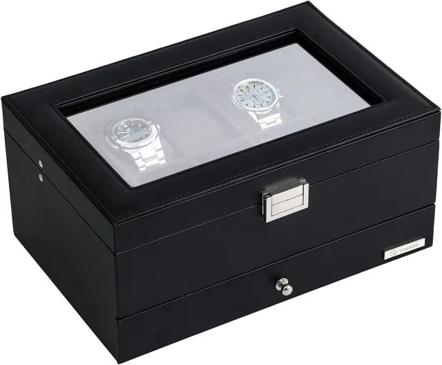 Leather Storage Box for Watches and Jewelry- Luxury Gift for Best Friend