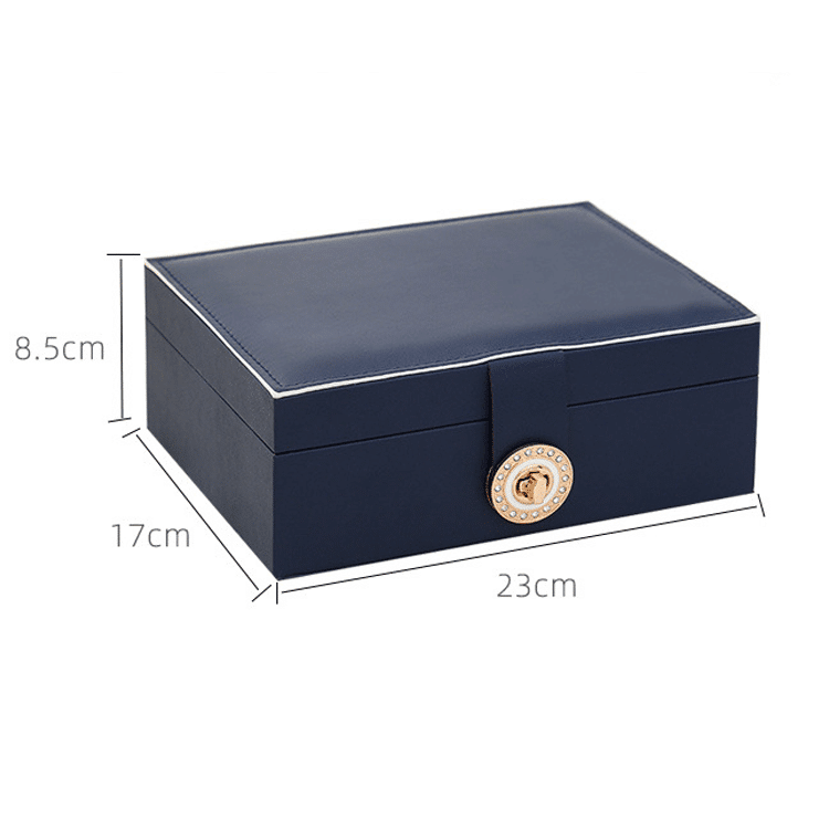 Women Two Layer Display Jewelry Storage Case FCC002
