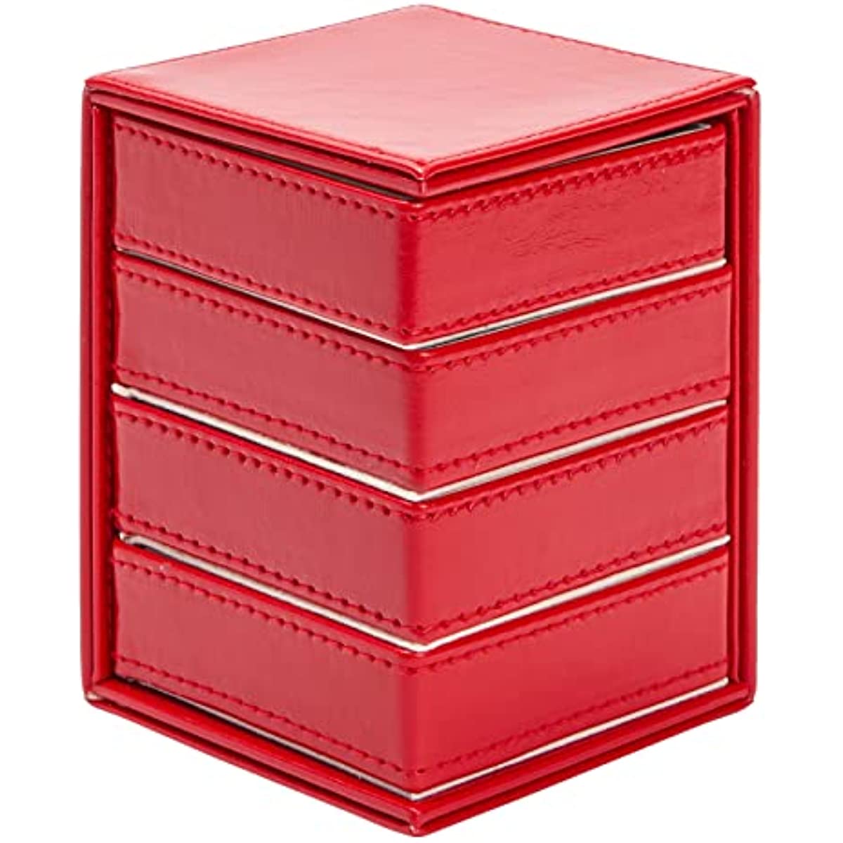 Faux Leather Jewelry Box for Wedding Gifts and Special Occasions