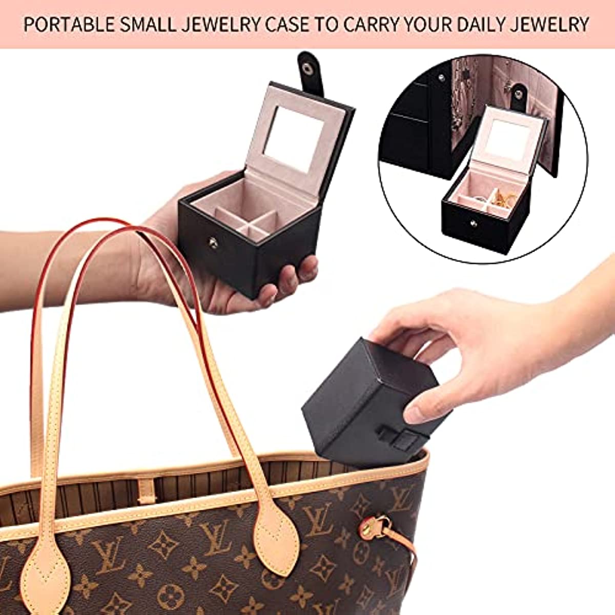 Customizable 6-Layer Free Beauty Large Jewelry Organizer & Storage Case