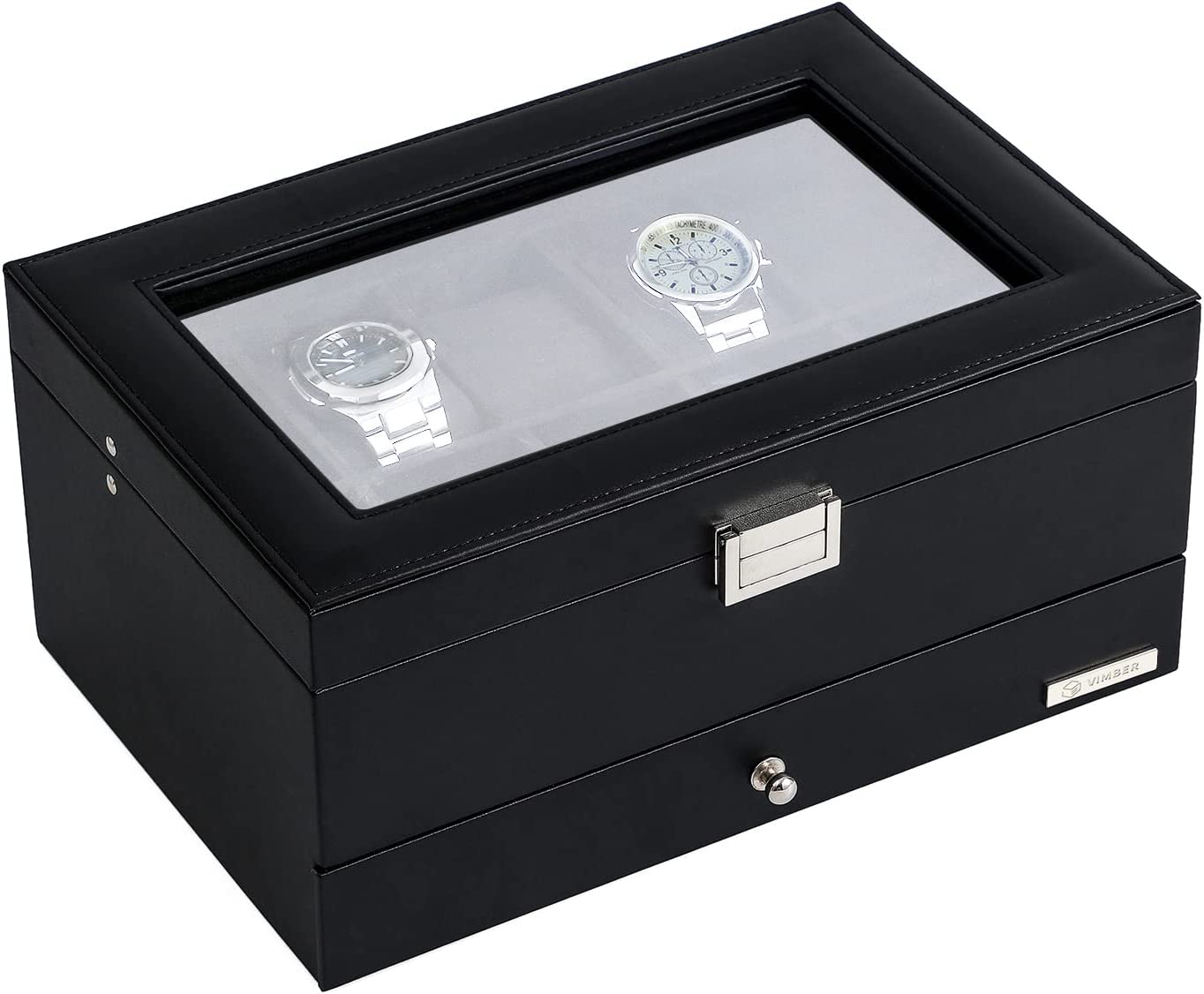 Leather Storage Box for Watches and Jewelry- Luxury Gift for Best Friend