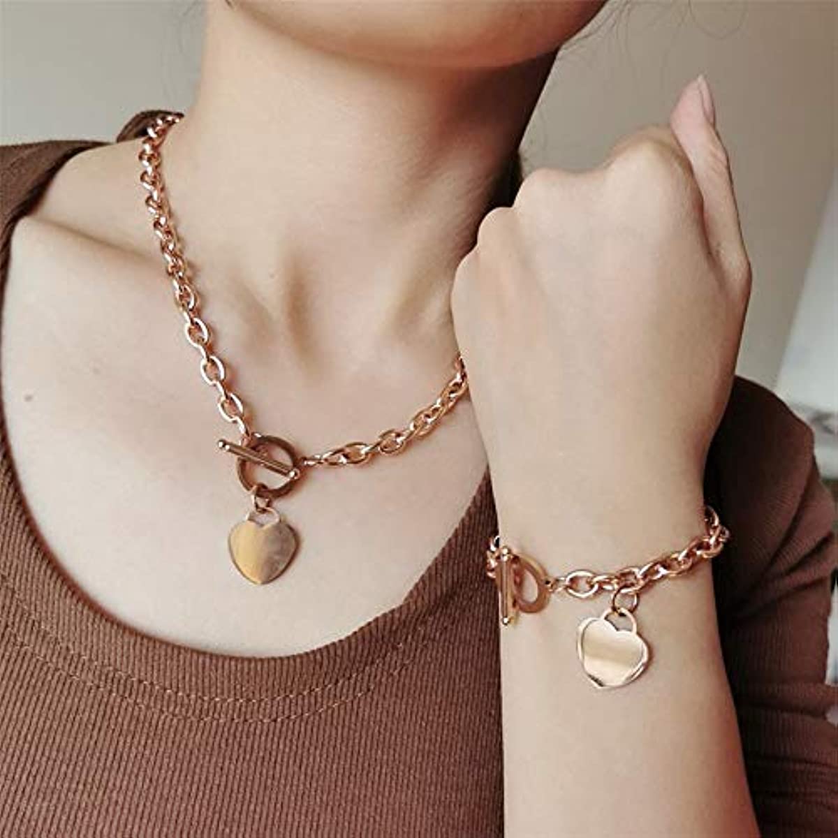 Unique Stainless Steel Jewelry Set for One-of-a-Kind