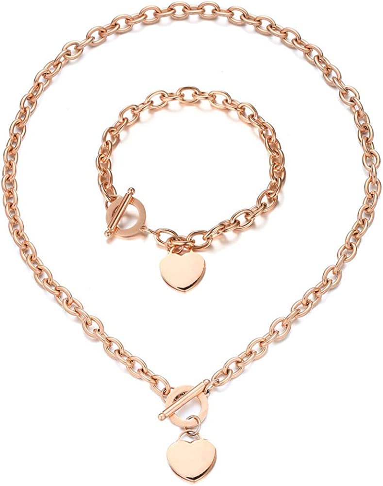 Unique Stainless Steel Jewelry Set for One-of-a-Kind