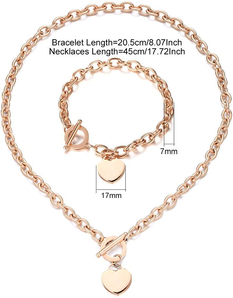 Unique Stainless Steel Jewelry Set for One-of-a-Kind