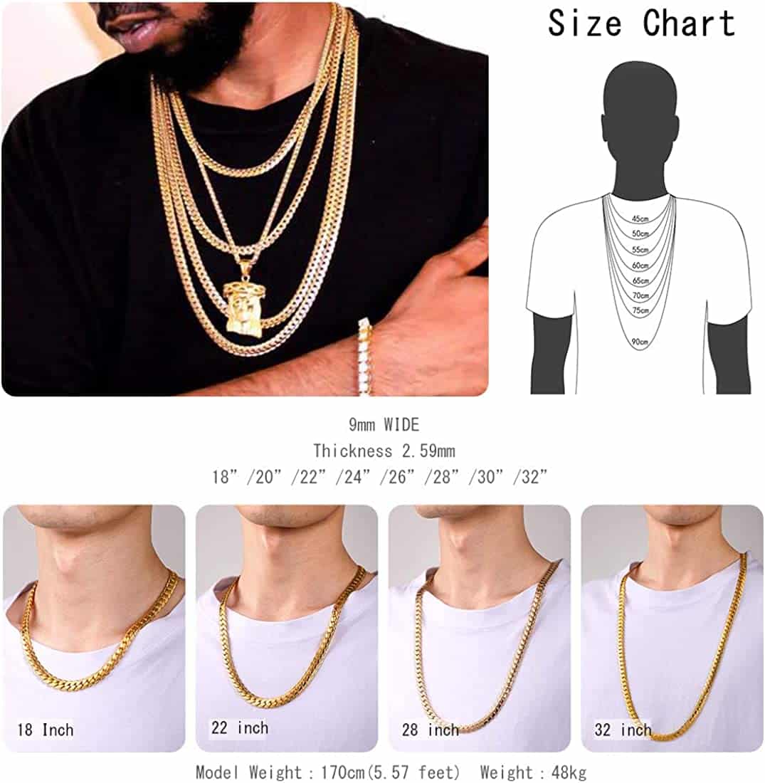 Classic Stainless Steel Jewelry Set for Men with Sensitive Skin