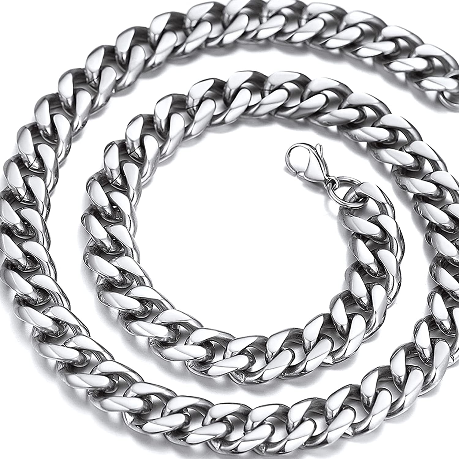 Classic Stainless Steel Jewelry Set for Men with Sensitive Skin