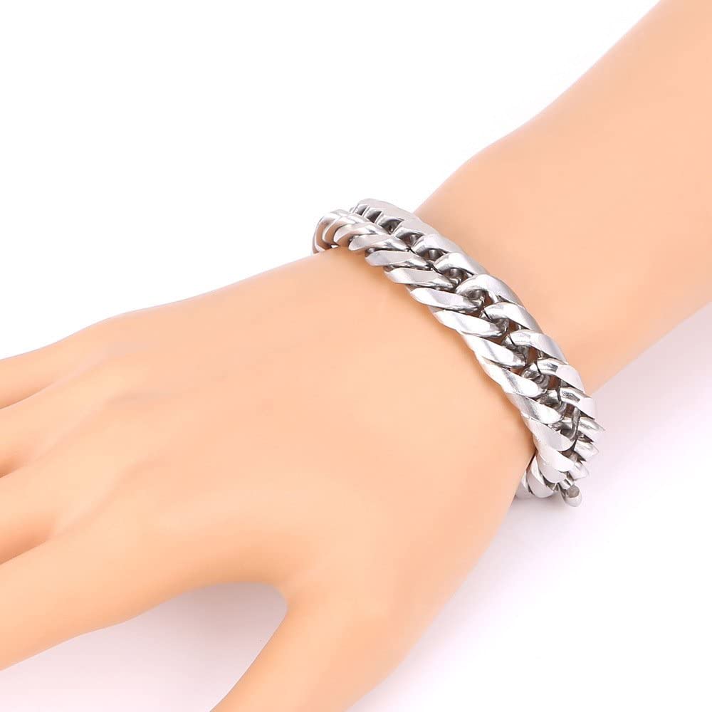 Classic Stainless Steel Jewelry Set for Men with Sensitive Skin