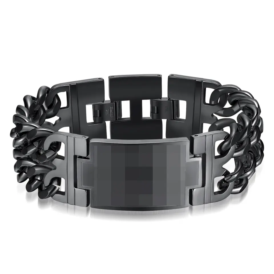 Customized Personality Sleek Stainless Steel Bracelets – Crafted to Perfection