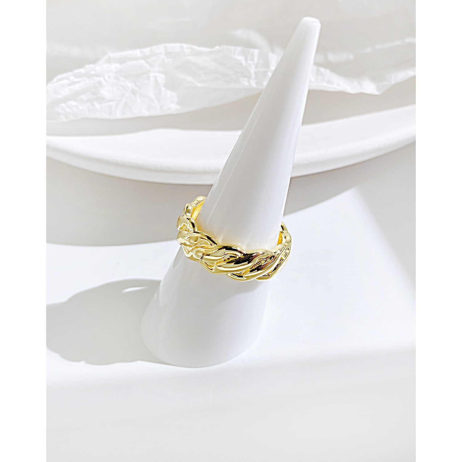 Twist C-shape Stainless Steel Rings – Gift for Girls