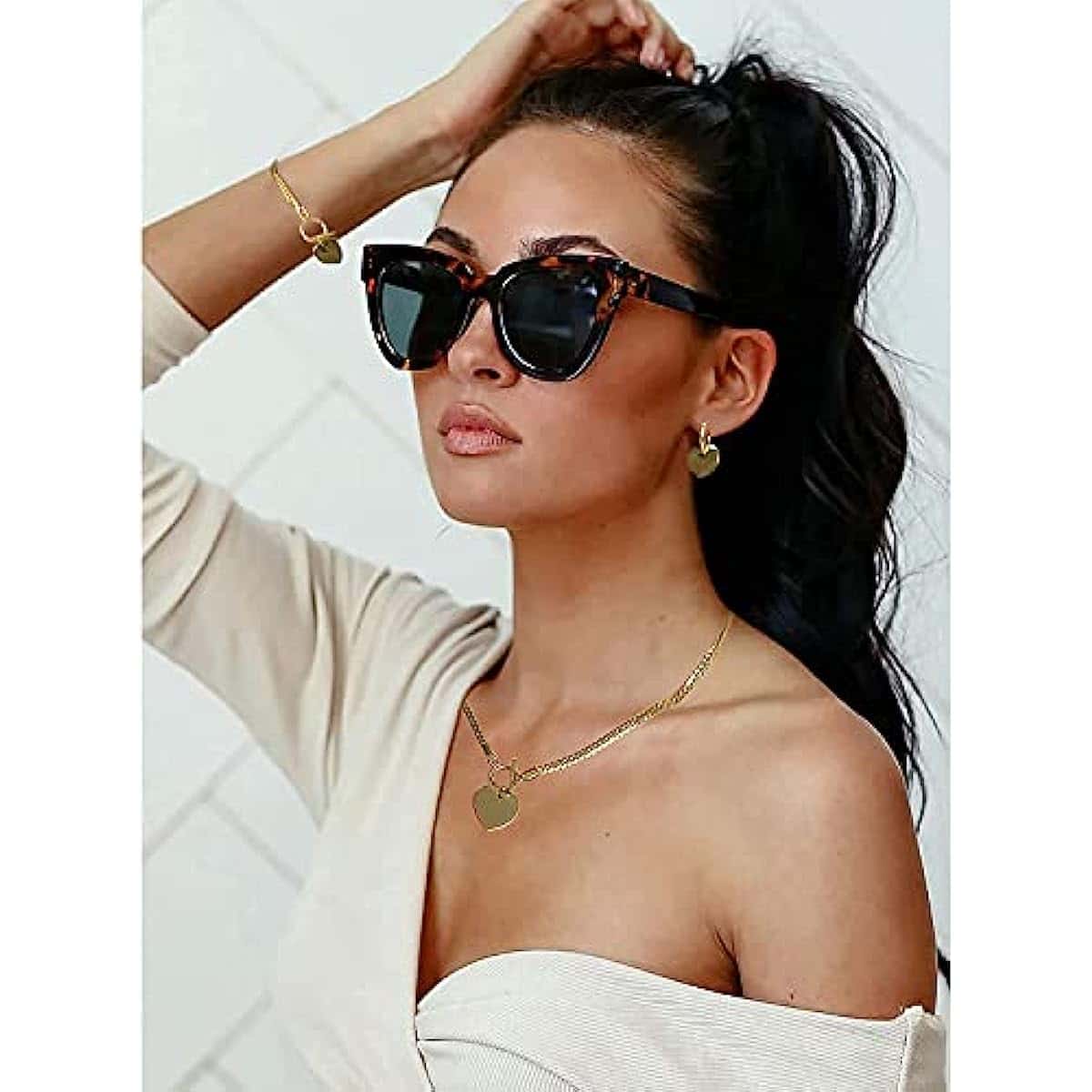 Heart Pendant Necklace with Bracelet and Earrings – Perfect Jewelry Set for Her