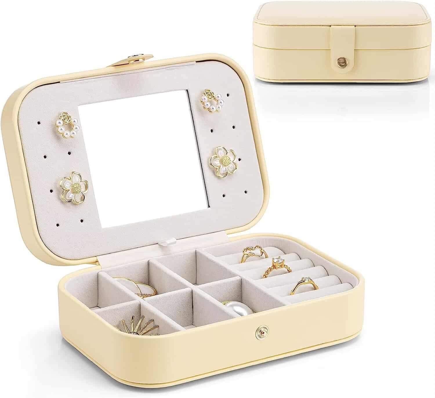 Chic Travel Jewelry Box – Small in Size with Plenty of Storage Space