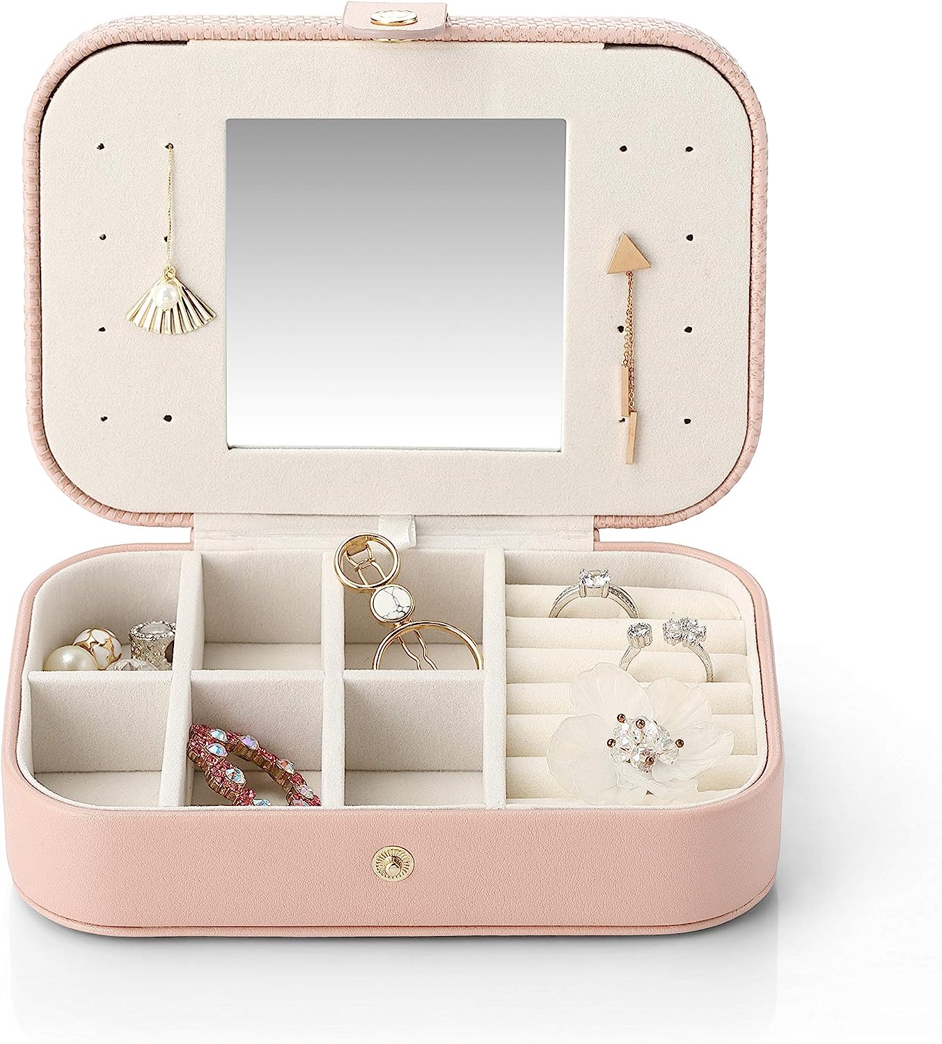 Chic Travel Jewelry Box – Small in Size with Plenty of Storage Space