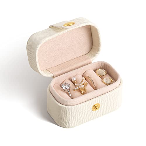 Mini Travel Jewelry Case Portable for Rings, Earrings Organizer