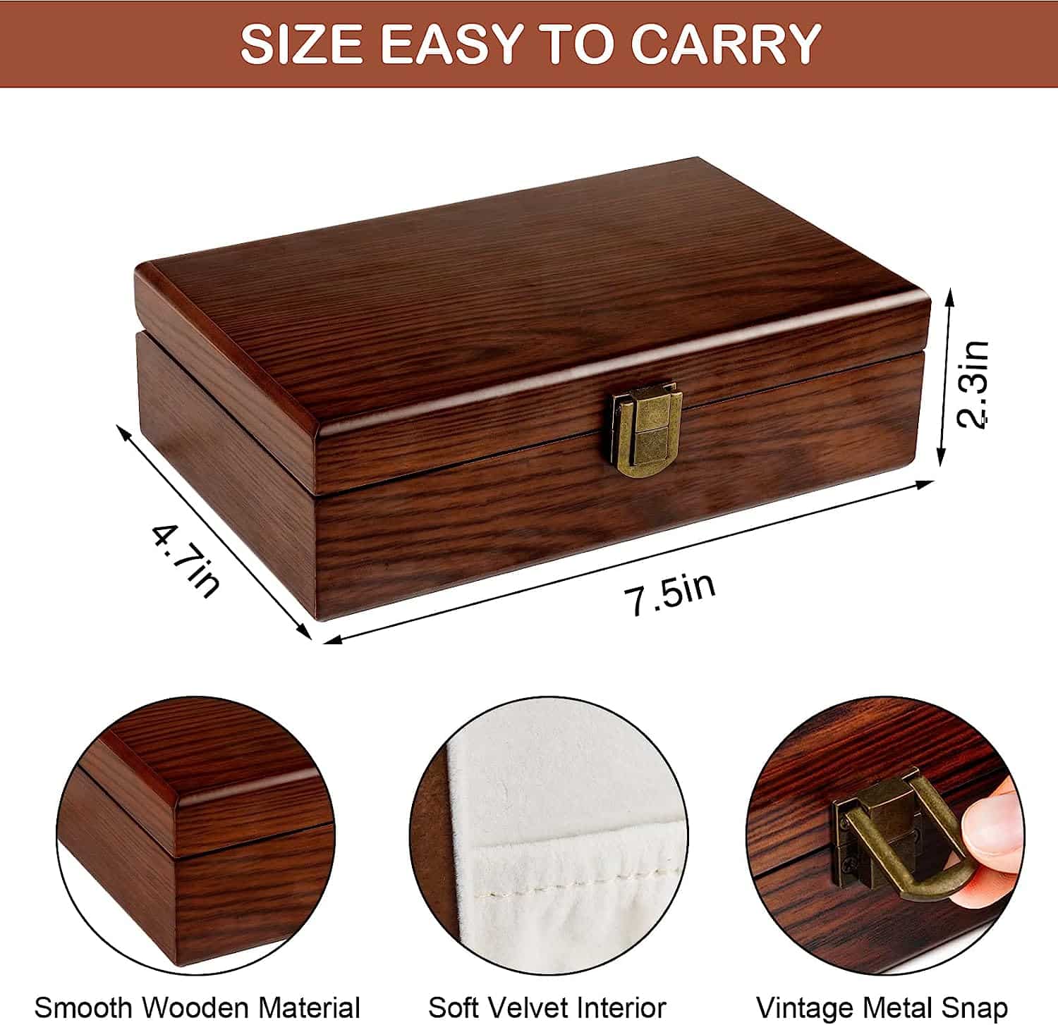 Luxury 2 Layers Jewelry Travel Organizer Box for Jewelry Collectors