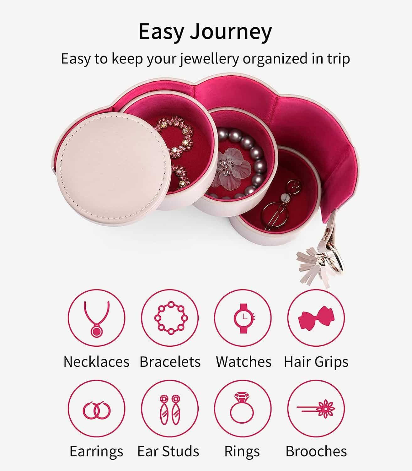 Travel-Friendly Jewelry Box: Viaggio Valentine’s Day Gifts Collection