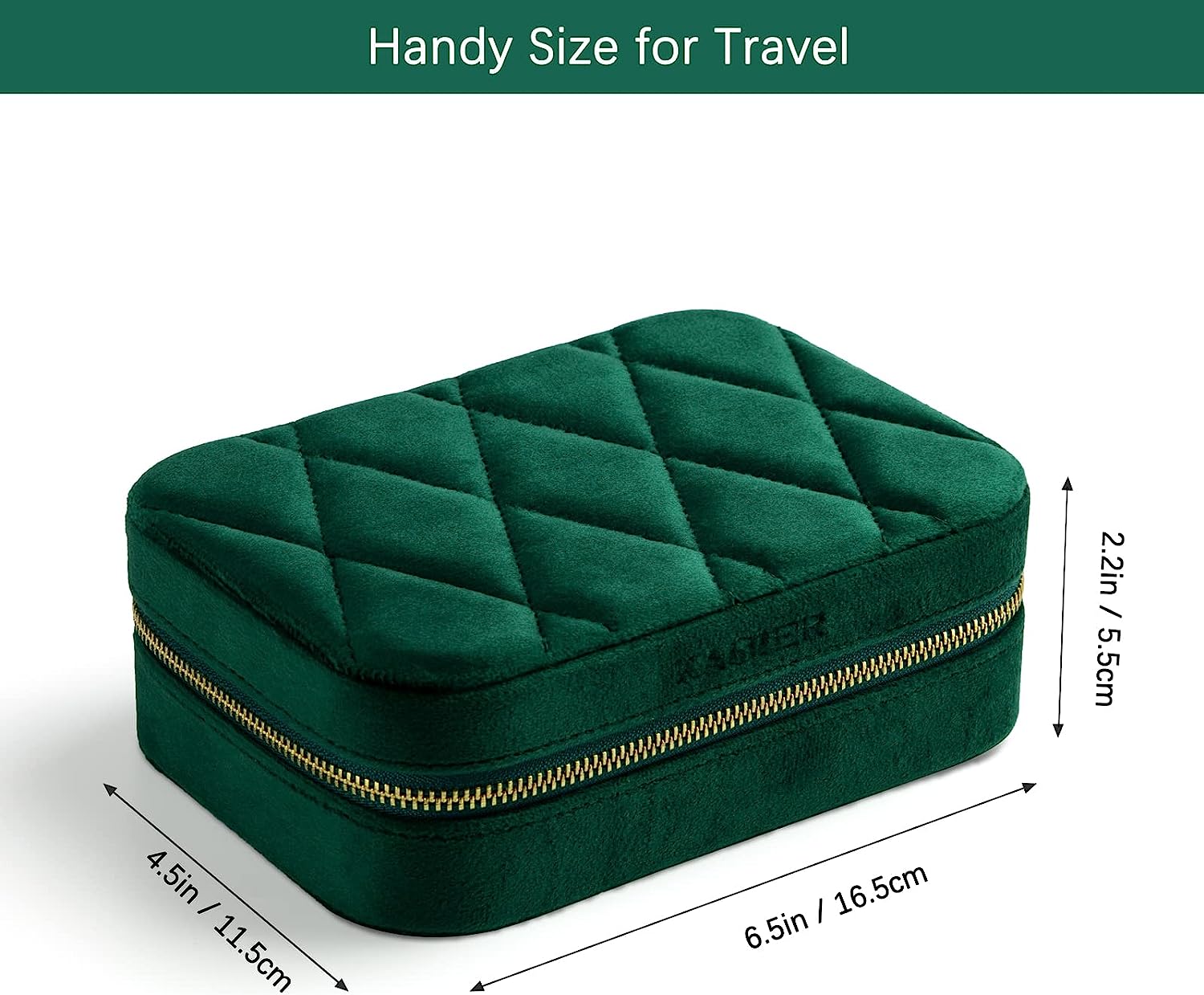 US Luxurious Quilted Velvet Jewelry Box for Collectors and Enthusiasts