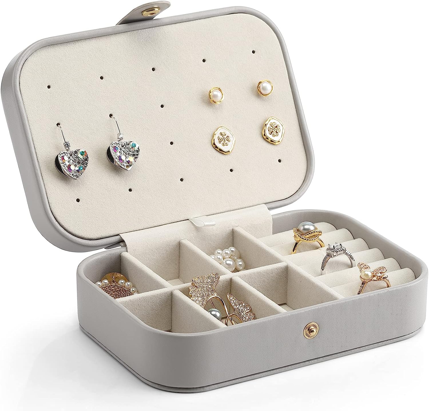 Chic Travel Jewelry Box – Small in Size with Plenty of Storage Space