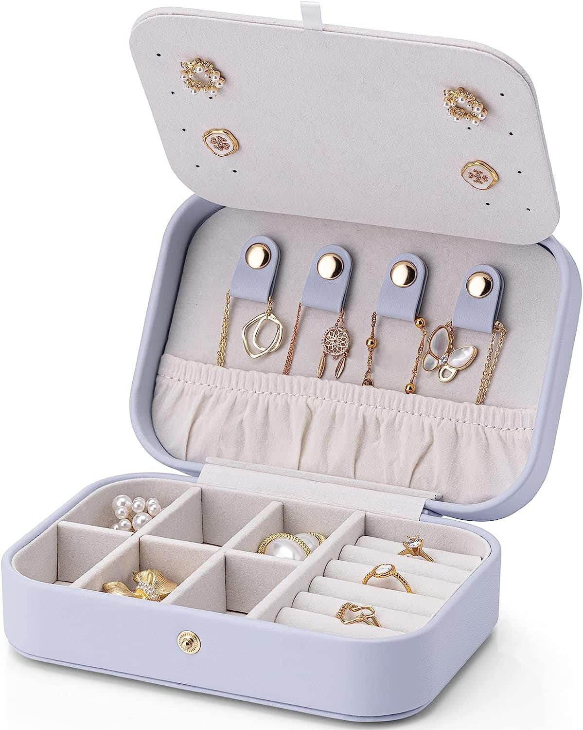 Chic Travel Jewelry Box – Small in Size with Plenty of Storage Space