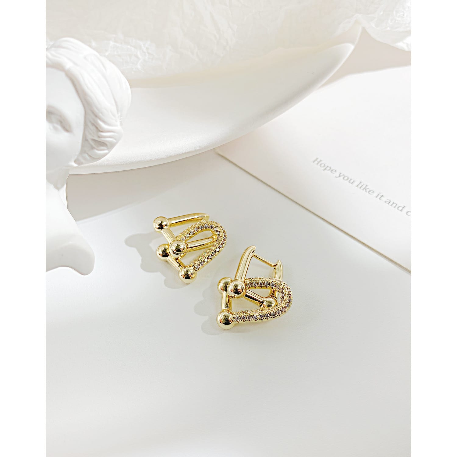 Trendy US Stainless Steel Geometric Earrings – Best gift selection