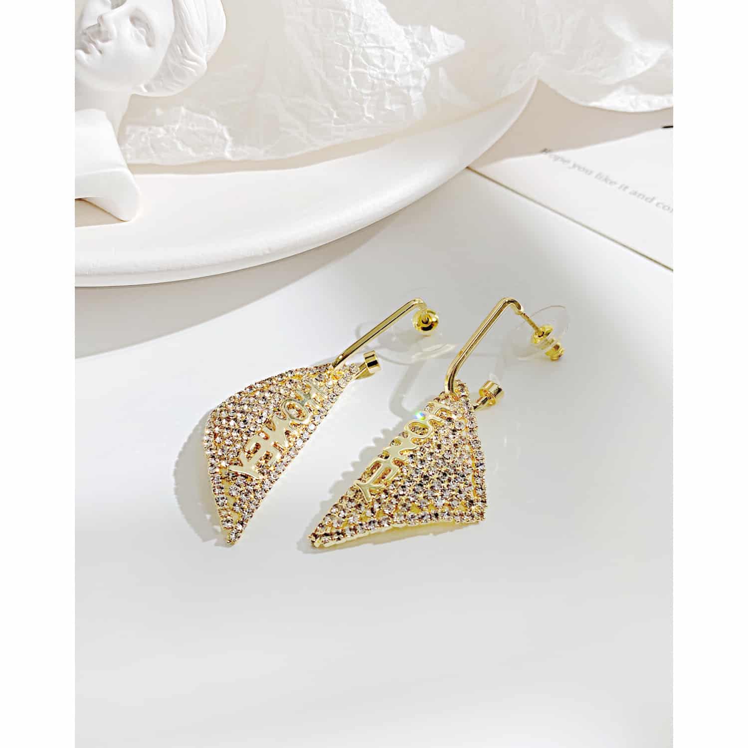 Luxury Irregular Triangle Earrings – Special Gift for Beauty