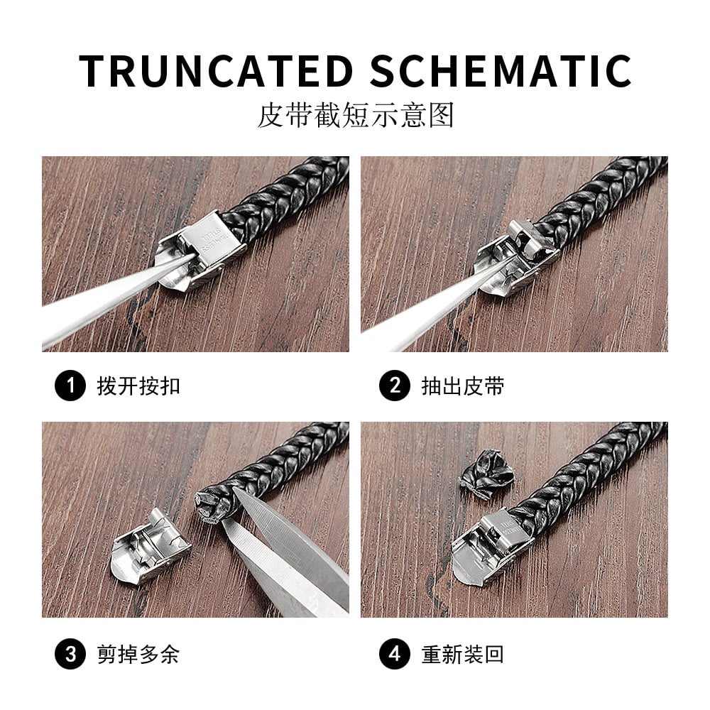 Multi-Layered Leather Bracelet for Men – Featuring a Trendy Five-Point Star Design