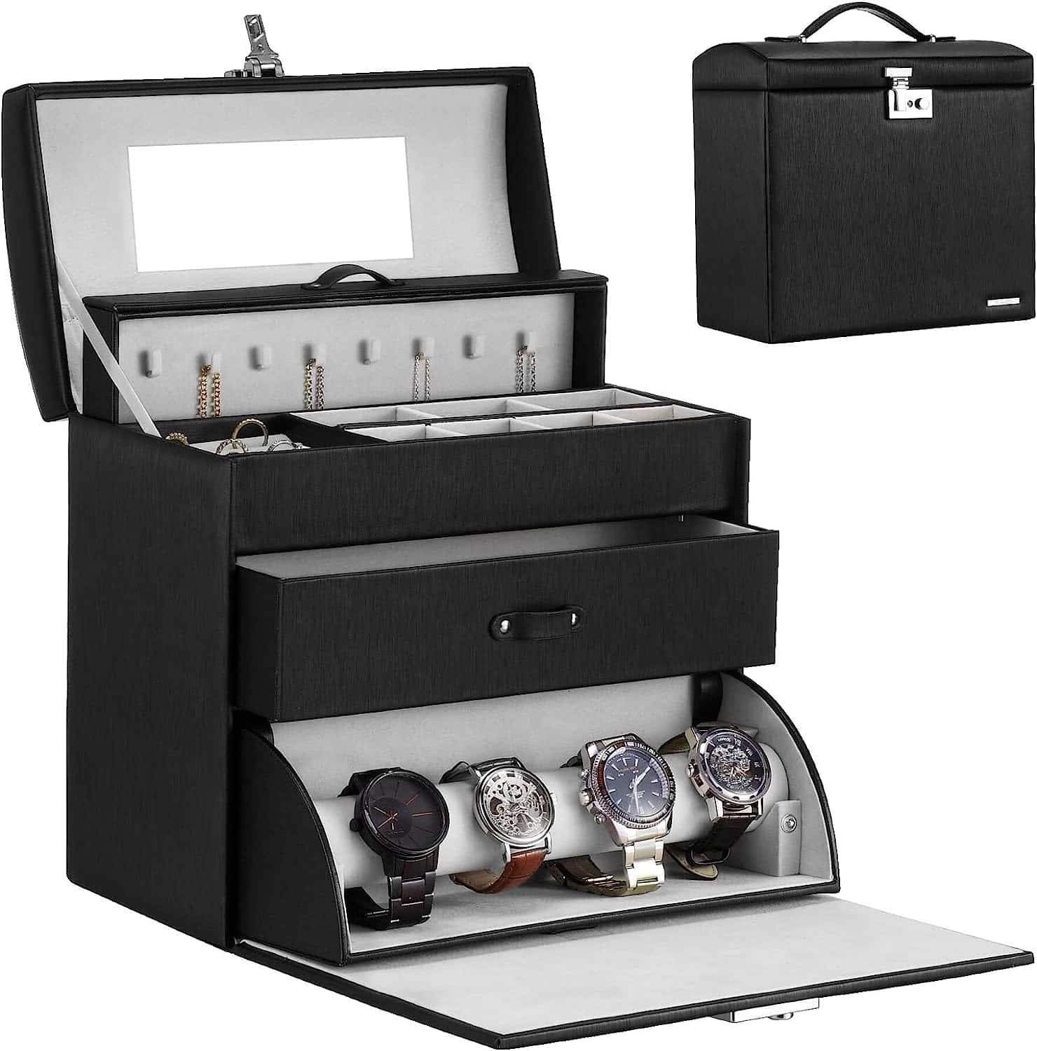 Fully Locking Jewelry Display Box