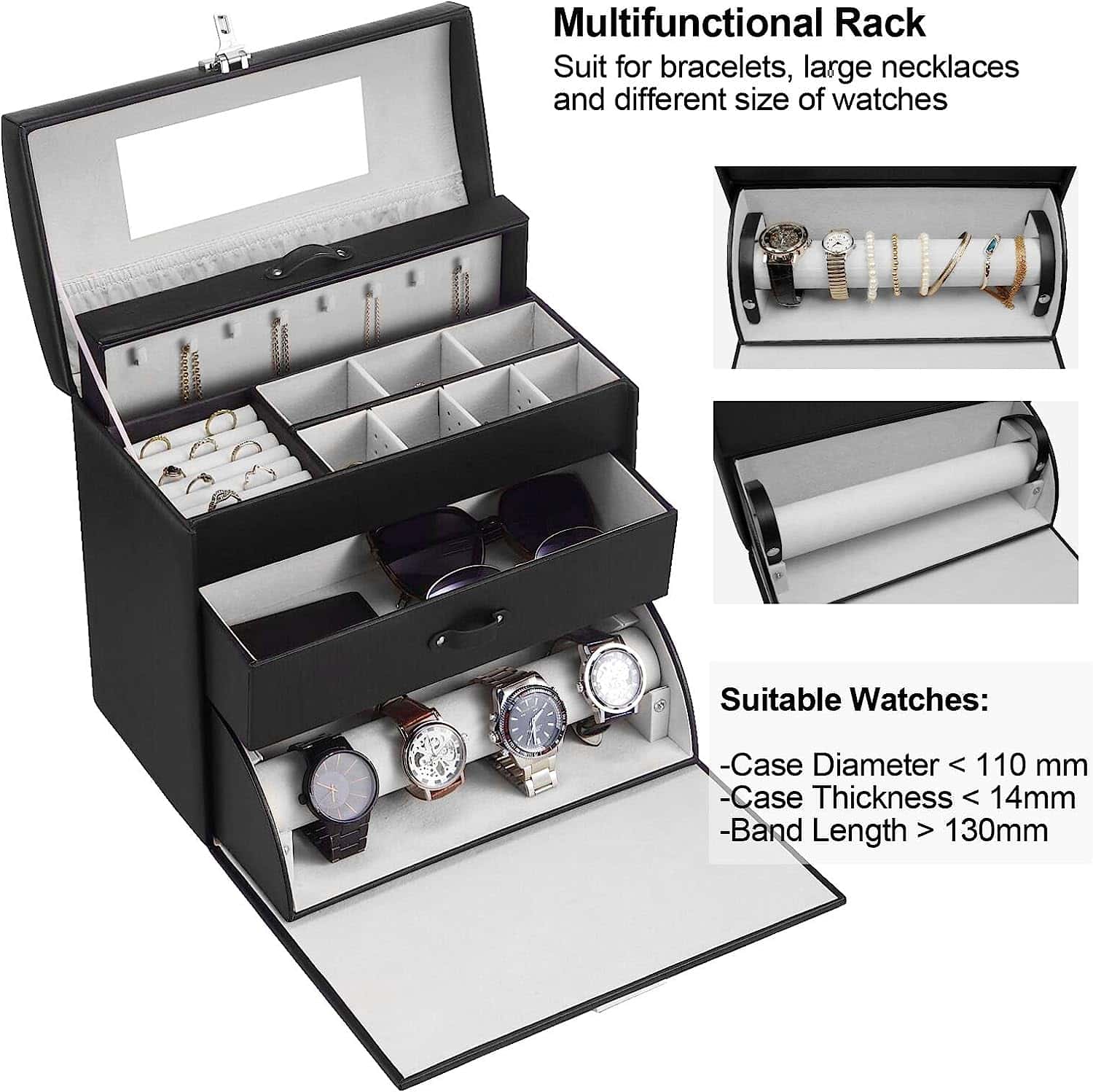 Fully Locking Jewelry Display Box