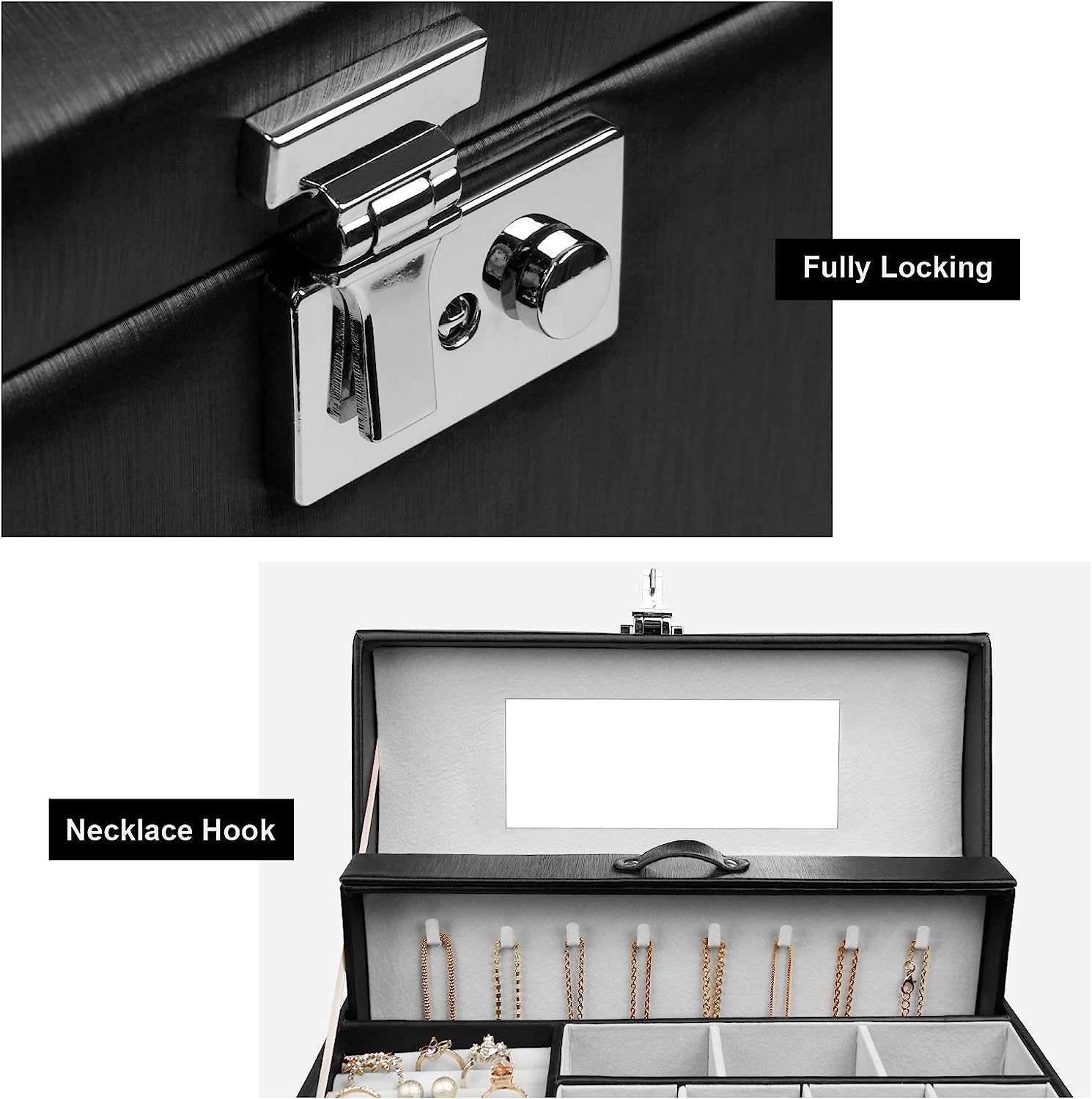 Fully Locking Jewelry Display Box
