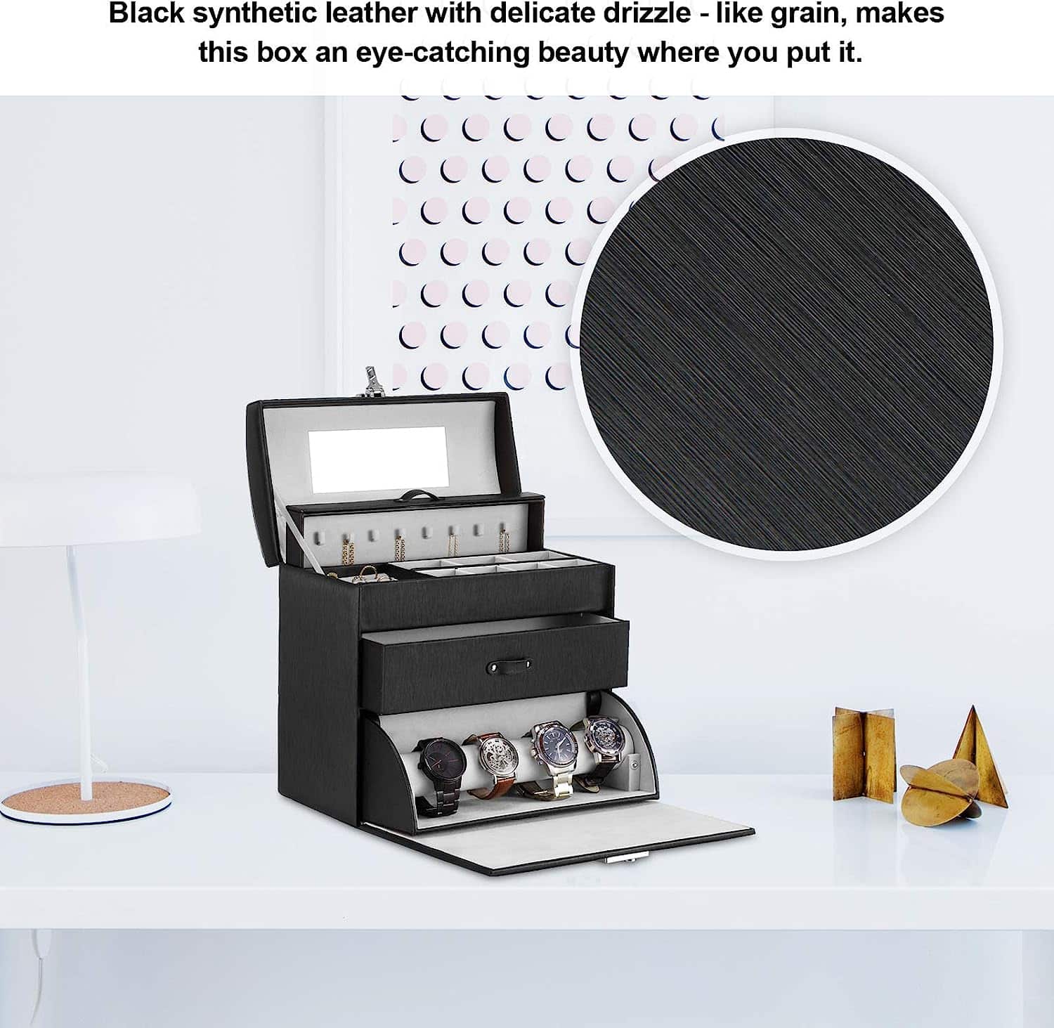 Fully Locking Jewelry Display Box