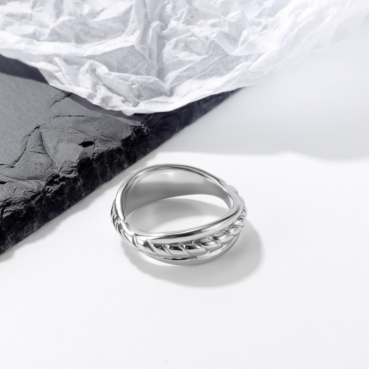 Minimalist Stainless Steel Jewelry Ring