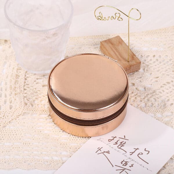 Travel mini jewelry storage case