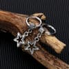 Silver Stainless Steel Earrings: Unique 1-Star Design, Firm and Scratch-resistant - Image 5