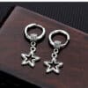 Silver Stainless Steel Earrings: Unique 1-Star Design, Firm and Scratch-resistant - Image 8