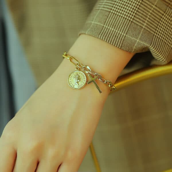 Classic Stainless Steel Bracelet for Women - Image 9