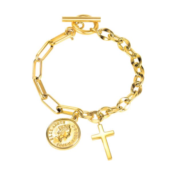 Classic Stainless Steel Bracelet for Women - Image 3