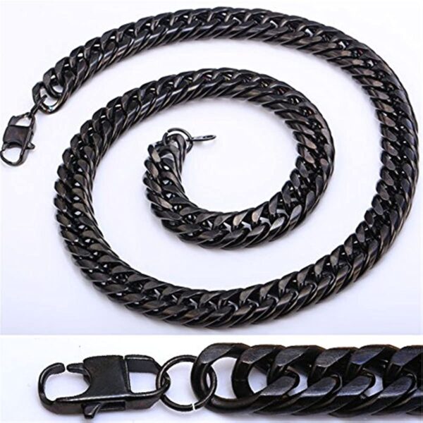 Classic Stainless Steel Jewelry Set for Men with Sensitive Skin - Image 6