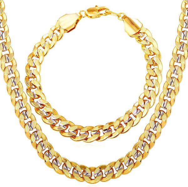Classic Stainless Steel Jewelry Set for Men with Sensitive Skin - Image 13