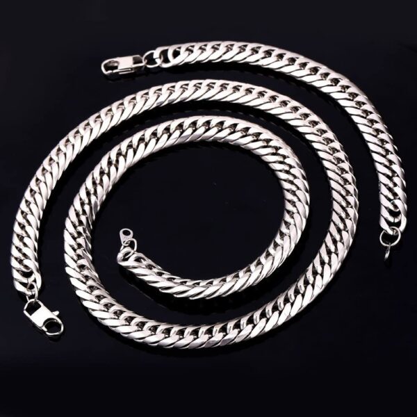 Classic Stainless Steel Jewelry Set for Men with Sensitive Skin - Image 17