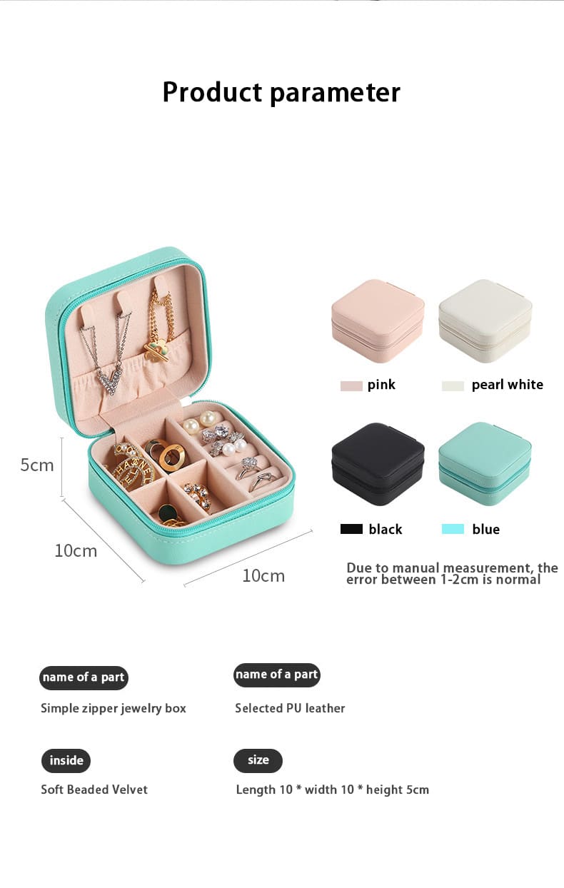 portable jewelry box small travel