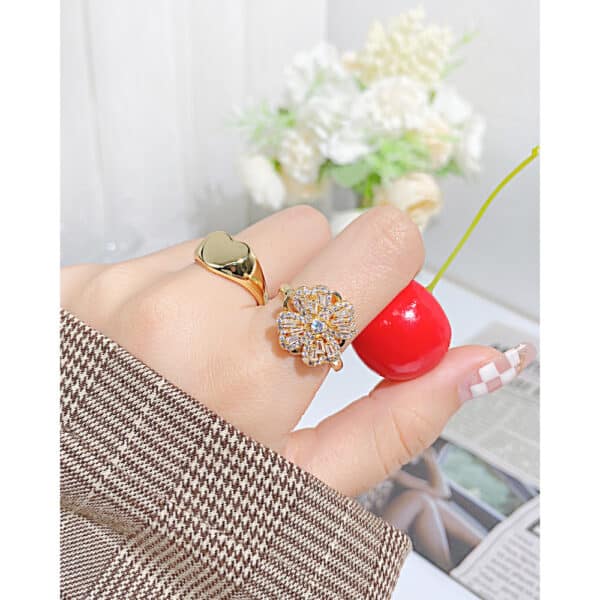 Statement Stainless Steel Rings - Elegant Gift for Your Lovers - Image 5