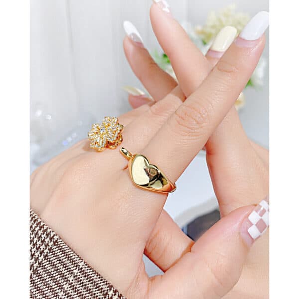 Statement Stainless Steel Rings - Elegant Gift for Your Lovers - Image 7
