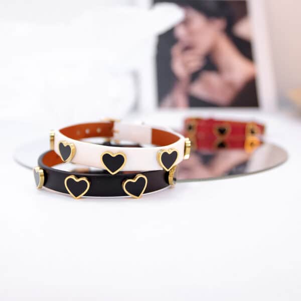 High-Quality Leather Bracelet: Unique Fiber Synthetic Leather Wristband - Image 6