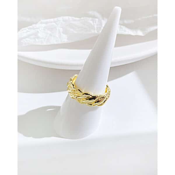Twist C-shape Stainless Steel Rings - Gift for Girls - Image 5