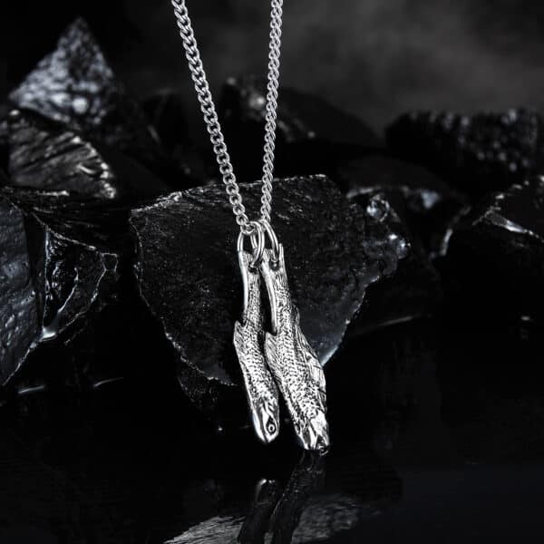 Unique Stainless Steel Fish Pendant Necklace - Ideal for Lovers! - Image 7
