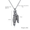 Unique Stainless Steel Fish Pendant Necklace - Ideal for Lovers! - Image 4