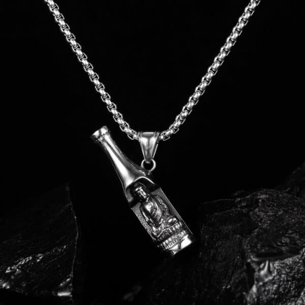 Personality Wine Bottle Pendant Necklace for Fashion-Forward Individuals - Image 5