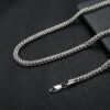 Cheap Wheat Chain Necklace and Bracelet Set for Men - Chain Width of 5mm at 22 inches - Image 8