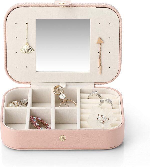 Chic Travel Jewelry Box - Small in Size with Plenty of Storage Space - Image 16