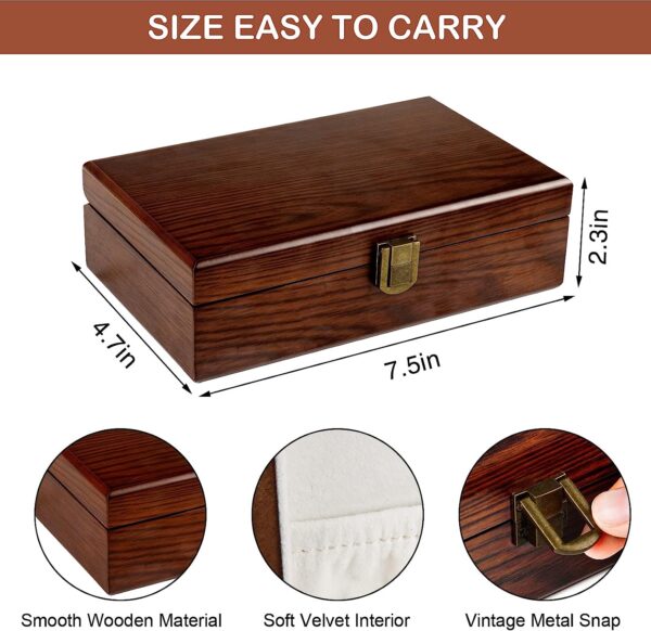 Luxury 2 Layers Jewelry Travel Organizer Box for Jewelry Collectors - Image 5