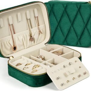 US Luxurious Quilted Velvet Jewelry Box for Collectors and Enthusiasts